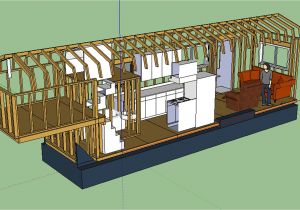 Tiny House Plans for 5th Wheel Trailer the Updated Layout Tiny House Fat Crunchy