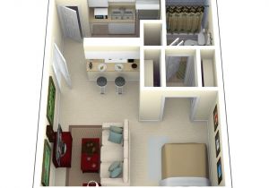 Tiny House Plans Under 300 Sq Ft Tiny House Floor Plans and 3d Home Plan Under 300 Square