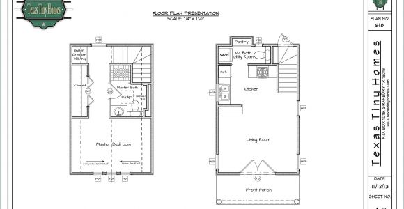 Tiny Texas Houses Floor Plans Texas Tiny Homes Plan 618