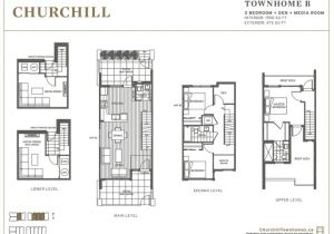 Town Home Floor Plans Churchill townhomes 3 4 Bedroom townhomes In south
