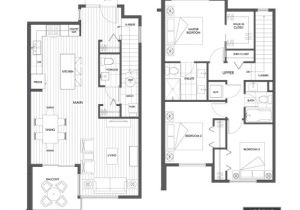 Town Home Floor Plans Executive Homes Currie townhomes University