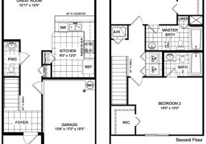Town Home Floor Plans Two Story townhome Designs Joy Studio Design Gallery