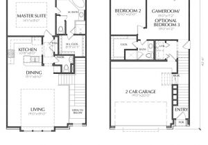 Town Home Plans Two Storey townhouse Plans