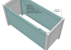 Toy Box Plans Home Depot Ana White Simple Modern toy Box with Lid Diy Projects