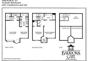 Tri Level Home Floor Plans Woodbridge 2 Bedroom Apartment Floor Plans Baron 39 S Gate