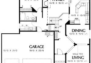 Tri Level Home Plans Designs Tri Level Narrow Lot Plan 69373am Architectural