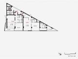 Triangular House Floor Plans Second Floor Plan Of Modern and Thin Triangular Building