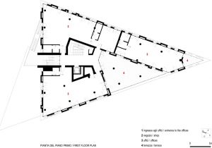 Triangular House Floor Plans the Office Building by Jo Coenen and Archisquare In Parma