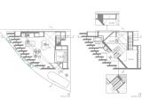 Triangular House Floor Plans Triangular House with One Room and Mezzanines