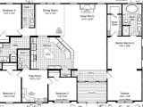 Triple Wide Manufactured Home Floor Plans Triple Wide Mobile Home Floor Plans Las Brisas Floorplan