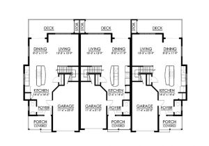 Triplex Home Plans Beautiful Triplex House Plans 8 Eplans Craftsman House