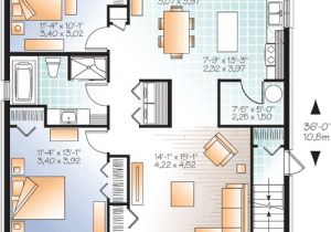Triplex Home Plans Stylish Contemporary Triplex House Plan 22325dr