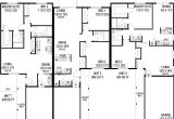Triplex Home Plans Traditional Duplex and Triplex House Plans Joy Studio