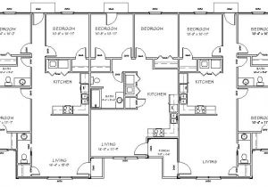 Triplex House Plans Designs Triplex Plan House Plans 58162