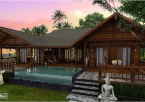 Tropical Home Plans Tropical Houses Water Color island Tierra Este 39442
