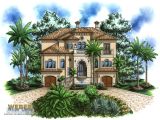 Tropical island Home Plans 2 Story House 3 Story Mediterranean House Plans Tropical