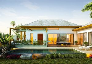 Tropical island Home Plans Exterior Tropical Homes Design with Relaxing Ambiance