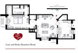 Tv Houses Floor Plans Floor Plans Of Homes From Famous Tv Shows