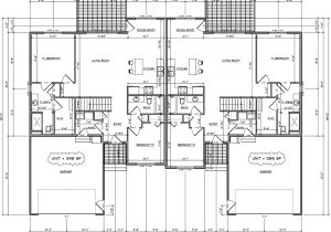 Twin Home Plans Twin Home Floor Plan House Design Plans