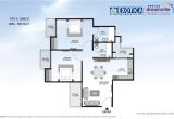 Two Bhk Home Plans Exotica Dreamville Noida Extension Greater Noida