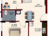 Two Bhk Home Plans Floor Plan
