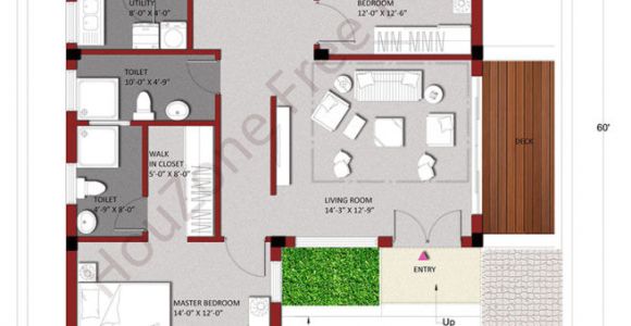 Two Bhk Home Plans House Plans for 2bhk House Houzone