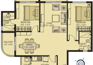 Two Bhk Home Plans Presidency Viva 2 and 3 Bedroom Flats Apartments