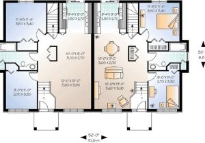 Two Family Home Plans Flexible Two Family House Plan 21244dr 1st Floor