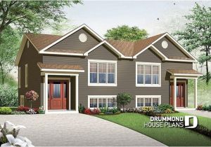 Two Family Home Plans Multi Family Plan W3062 Detail From Drummondhouseplans Com