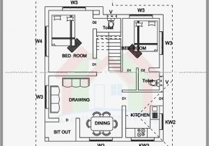 Two Floor House Plans and Elevation 2 Bedroom House Plan and Elevation In 700 Sqft