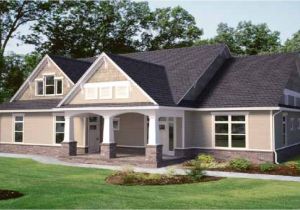 Two Homes In One Plans 2 Story Craftsman House 1 Story Craftsman Style House