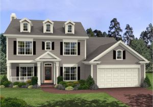 Two Homes In One Plans One Story Colonial Homes 2 Story Colonial House Plans