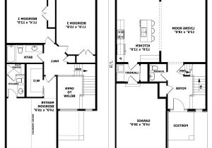 Two Storied House Plan Two Story House Plans with Photos