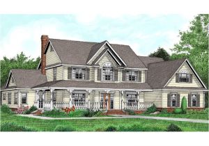 Two Story Country House Plans with Wrap Around Porch Two Story House Plans with Wrap Around Country Porch