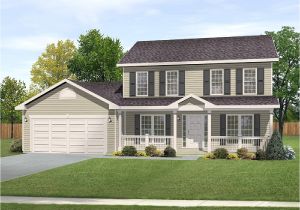 Two Story Home Plans Traditional Design with Alternate 22083sl