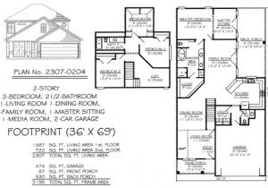 Two Story Living Room House Plans Narrow Monte Smith Designs House Plans