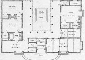 U Shaped Home Plans U Shaped One Story House U Shaped House Plan with