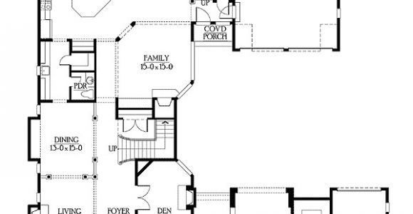 U Shaped Home with Unique Floor Plan U Shaped Home Plan with Video tour 23195jd