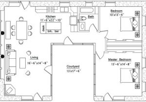 U Shaped Ranch Style Home Plans House Plan U Shaped Ranch Home Design and Style