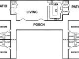 U Shaped Ranch Style Home Plans U Shaped Ranch House Plans