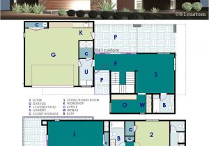 Ultra Modern Home Floor Plans Ultra Modern Live Work House Plan 61custom