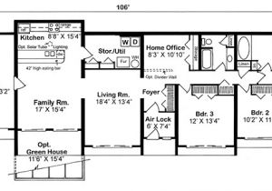Underground Home Floor Plans Earth Sheltered Home Plans Earth Berm House Plans and In