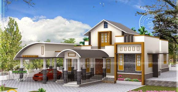 Unique Home Plans One Floor Unique One Floor Home Kerala Home Design and Floor Plans