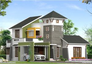 Unique Homes Plans Unique 2220 Sq Feet Villa Elevation Kerala Home Design