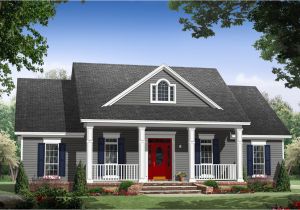 Usda House Plans Country Comfort with Two Porches 51164mm Country