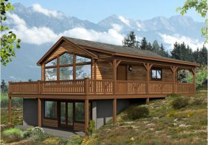 Vacation Home Plan Cabin House Plans Vacation Cabin House Plan with Wrap