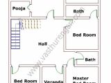Vastu Home Plan for West Facing Plot West Facing House Plan 5 Vasthurengan Com