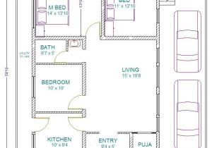 Vastu Home Plans East Facing 1 Bhk East Facing Vastu Home Plan Joy Studio Design