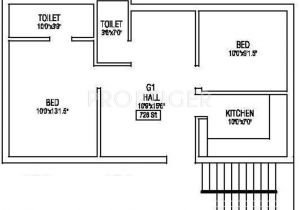 Vesta Home Show Floor Plans 726 Sq Ft 2 Bhk 2t Apartment for Sale In Vesta Builders