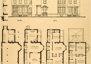 Victorian Homes Plans Vintage Victorian House Plans 1879 Print Victorian House